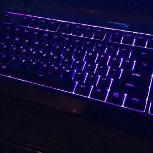HyperX gaming keyboard